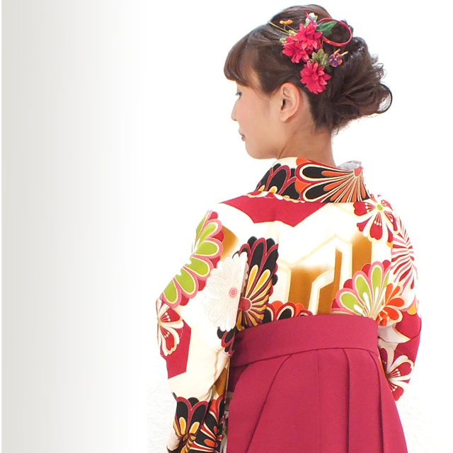 卒業式の着付け